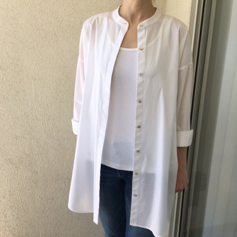 Long-Sleeve White Shirt